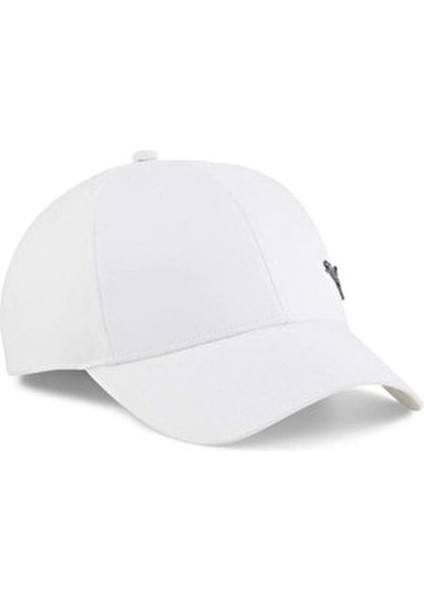 Metal Cat Unisex Beyaz Günlük Şapka Konforlu Kullanım İçin Tasarlandı