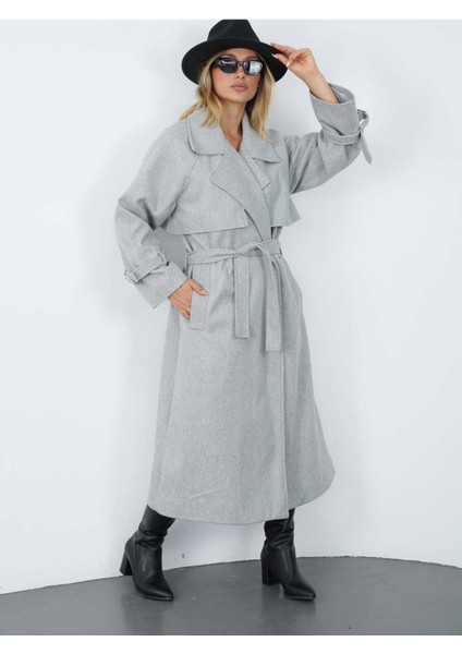 Kurvaze Robalı Kaşmir Kumaş Manto