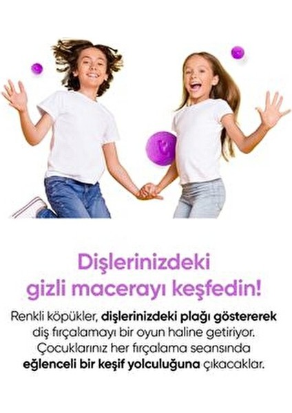 Plak Kaşifi Tablet Vegan Gluten İçermez 25 Adet Ağız ve Diş Bakımı İçin