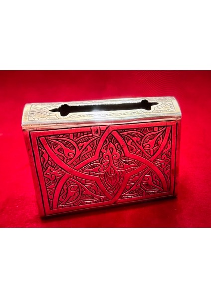 Gümüş Antika Kibritlik 5,5cm 4cm Ölçülerinde 25.5 Gram Ağırlığında fiyatları