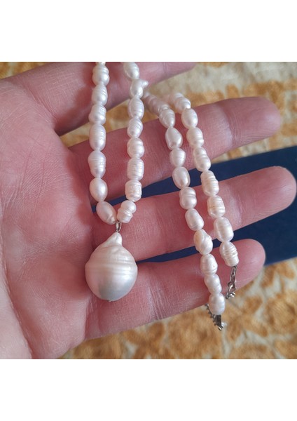 Barok Gerçek Inci Kolye indirimleri