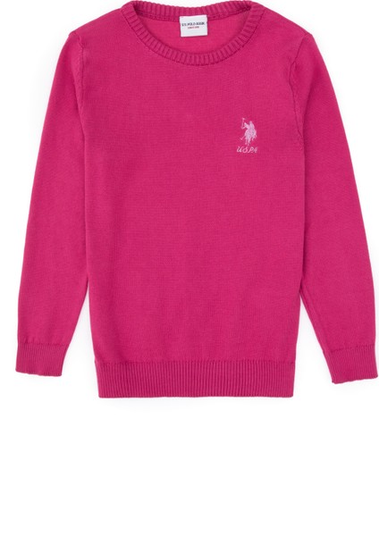 Kız Çocuk Pembe Kazak /triko 50313081-VR041