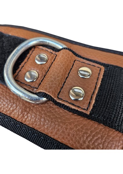 Fitness Hakiki Deri Ayak Bilek Kayışı Taba Tek fırsatları