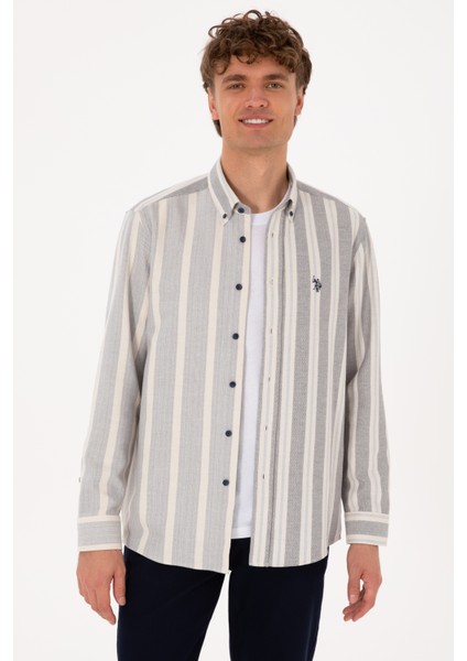 Erkek Lacivert Gömlek Desenli 50316558-VR033 modelleri