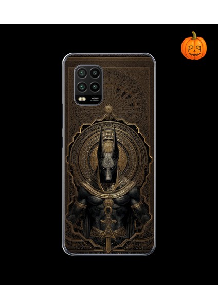 Xiaomi Mi 10 Lite Uyumlu Şeffaf Kılıf Antik Mısır 1 Tasarımlı