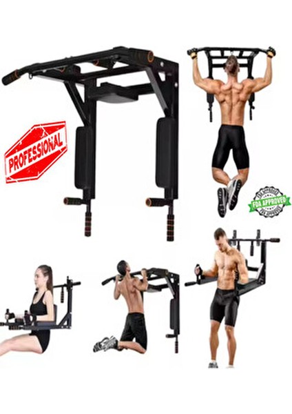 Barfiks Çekme Duvarı Güç Kulesi Çelik Malzeme ile 300 Kg Taşıma Kapasitesi modelleri