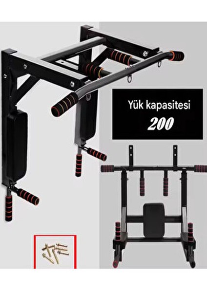 Barfiks Çekme Duvarı Güç Kulesi Çelik Malzeme ile 300 Kg Taşıma Kapasitesi indirimleri