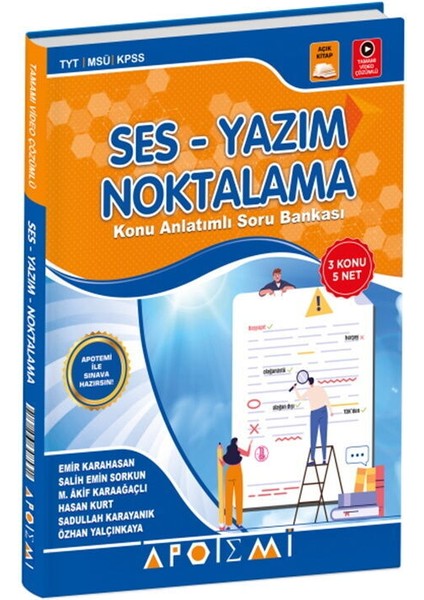 Tyt Kpss Msü Ses Yazım Noktalama Konu Anlatımlı Soru Bankası