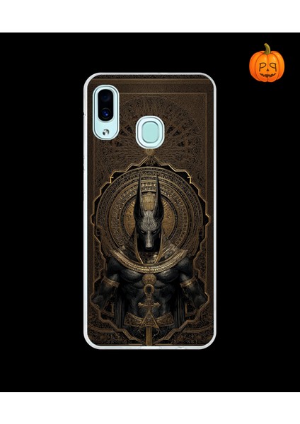 Samsung Galaxy A30 Uyumlu Şeffaf Kılıf Antik Mısır 1 Tasarımlı