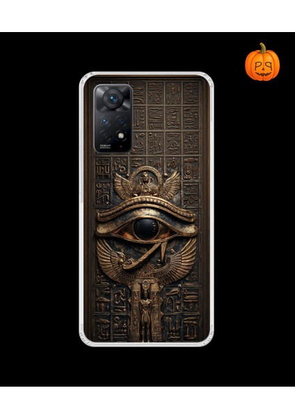 Xiaomi Redmi Note 11 Pro Uyumlu Şeffaf Kılıf Antik Mısır 2 Tasarımlı