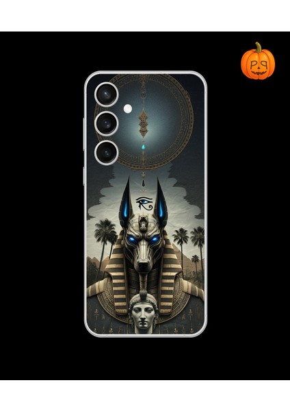 Samsung Galaxy S23PLUS Uyumlu Şeffaf Kılıf Antik Mısır 5 Tasarımlı