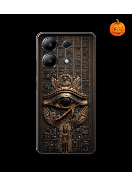 Xiaomi Redmi Note 13 Uyumlu Şeffaf Kılıf Antik Mısır 2 Tasarımlı
