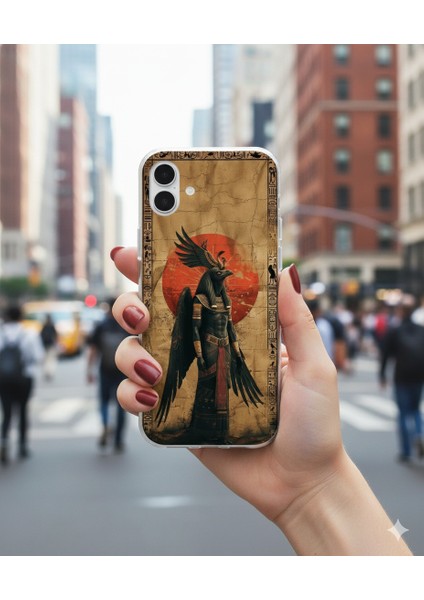 iPhone 6 Uyumlu Şeffaf Kılıf Antik Mısır 7 Tasarımlı fiyatları