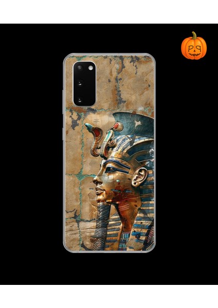 Samsung Galaxy S20 Uyumlu Şeffaf Kılıf Antik Mısır 6 Tasarımlı
