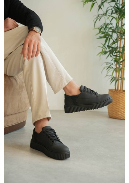 KB-X516 Kuback Kömür Cilt Günlük Erkek Ayakkabı modelleri