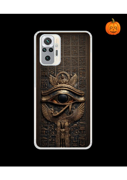 Xiaomi Redmi Note 10 Pro Uyumlu Şeffaf Kılıf Antik Mısır 2 Tasarımlı