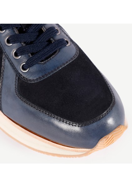 Yumuşak Tabanlı Deri Sneakers
