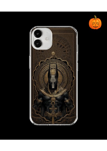 iPhone 12 Uyumlu Şeffaf Kılıf Antik Mısır 1 Tasarımlı