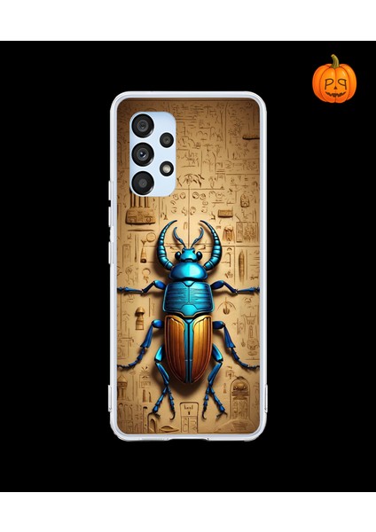 Samsung Galaxy A53 Uyumlu Şeffaf Kılıf Antik Mısır 3 Tasarımlı