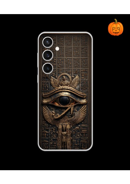 Samsung Galaxy S23PLUS Uyumlu Şeffaf Kılıf Antik Mısır 2 Tasarımlı