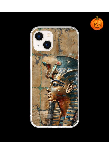 iPhone 15 Uyumlu Şeffaf Kılıf Antik Mısır 6 Tasarımlı