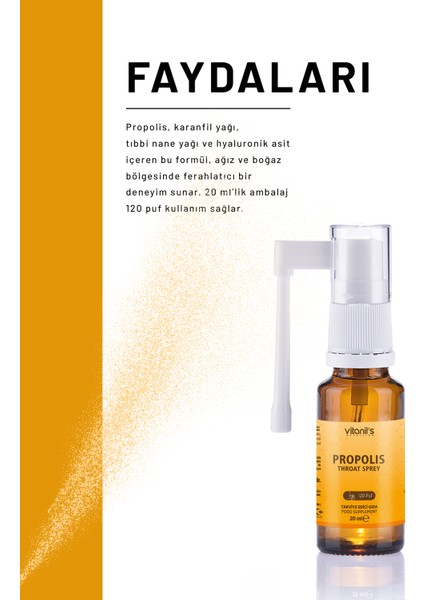 Propolis Boğaz Sprey fiyatları