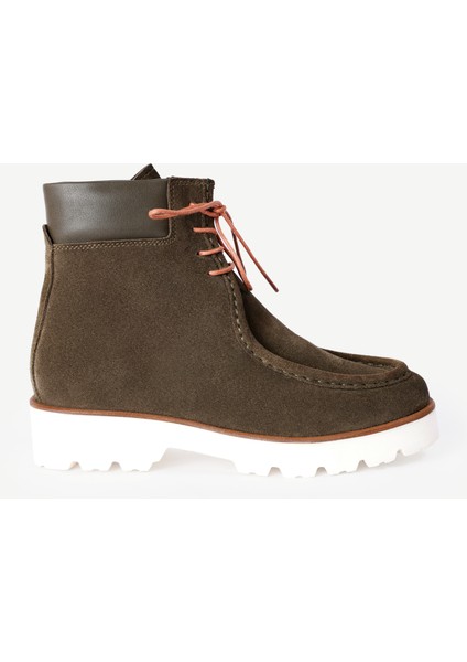 Yumuşak Bağlı Deri Bot