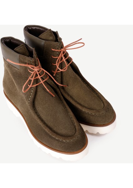 Yumuşak Bağlı Deri Bot