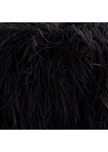 Loren Luna Tavşan Tüyü Siyah El Örgü Ipi - R004 - 34002 fiyatları