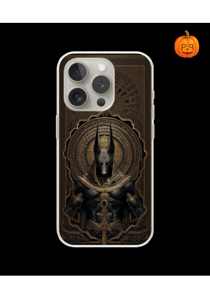 iPhone 16 Pro Max Uyumlu Şeffaf Kılıf Antik Mısır 1 Tasarımlı
