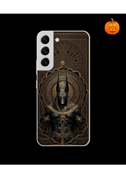 Samsung Galaxy S22PLUS Uyumlu Şeffaf Kılıf Antik Mısır 1 Tasarımlı