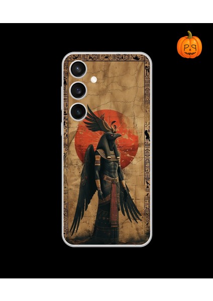 Samsung Galaxy S23 Uyumlu Şeffaf Kılıf Antik Mısır 7 Tasarımlı