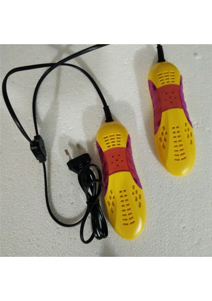 Yarış Arabası Şeklinde Ayakkabı Kurutucu Ayak Koruyucu Bot Koku Giderici Nem Alma Cihazı Mor Işık Isıtıcı 18W (A) Ab Fişi (Yurt Dışından) indirimleri