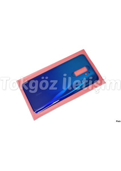 Redmi Note 8 Pro Arka Pil Batarya Kapağı (Cam) Mavi fırsatları