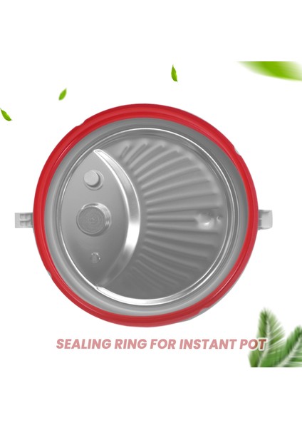 Düdüklü Tencere Aksesuarları Için Silikon Sızdırmazlık Halkası, 5 Veya 6 Litrelik Modellere Uygun, Kırmızı, Mavi ve Yaygın Şeffaf Beyaz, 3'lü Paket (Yurt Dışından) fırsatları