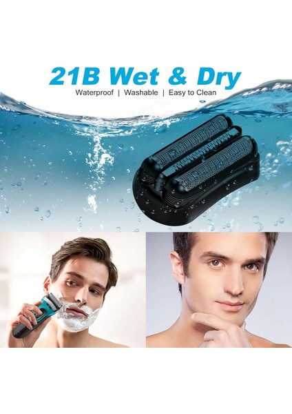 Braun 3 Serisi 3040S 300S 310S 3080S Elektrikli Tıraş Makinesi Folyosu ve Kesiciler Tıraş Makinesi Aksesuarları Için 21B Yedek Başlık (Yurt Dışından) fırsatları