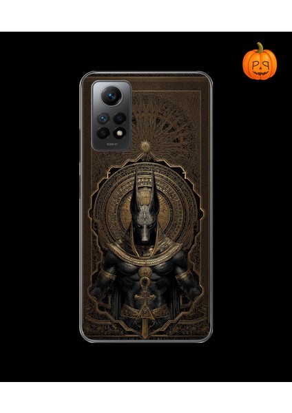 Xiaomi Redmi Note 12 Pro Uyumlu Şeffaf Kılıf Antik Mısır 1 Tasarımlı