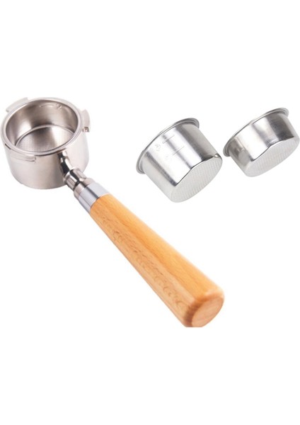 Delonghi Filtresi Için Kahve Dipsiz Portafilter 51MM Yedek Filtre Sepeti Seti Kahve Aksesuarları, 3 Adet (Yurt Dışından)