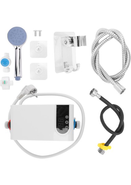 4500W En Yeni Su Isıtıcısı Anında Su Isıtıcısı Tankless Anında Musluk Sıcak Su Vinç LED Dijital Ab Fişi (Yurt Dışından) fiyatları