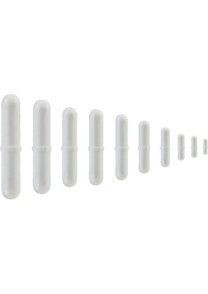 10 Adet Ptfe Manyetik Karıştırıcı Mikser Karıştırma Çubuğu Spinbar Karıştırma Laboratuvar Kullanımı Için Beyaz Renk (Yurt Dışından)