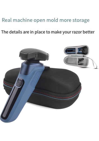 Philips S5535 S5351 Elektrikli Tıraş Makinesi Için Sert Eva Tıraş Makinesi Saklama Çantaları Siyah Seyahat Taşıma Çantası (Yurt Dışından) fırsatları