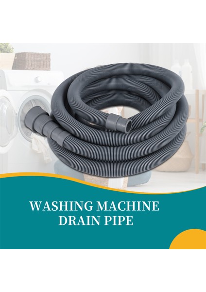 Tahliye Hortumu Uzatma Seti Evrensel Çamaşır Makinesi Hortumu 13 Ft, Braket Hortum Bağlantısı ve Tahliye Hortumları Hortum Kelepçeleri Dahil (Yurt Dışından) fırsatları