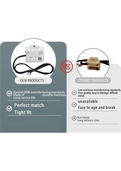 DC34-00025G Anahtar Kapı Kilidi AP6884125 PS12720530 EAP12720530 Samsung WA50R5200AW/US WA50R5400AW/US Çamaşır Makinesi Kapı Kilidi (Yurt Dışından) fiyatları