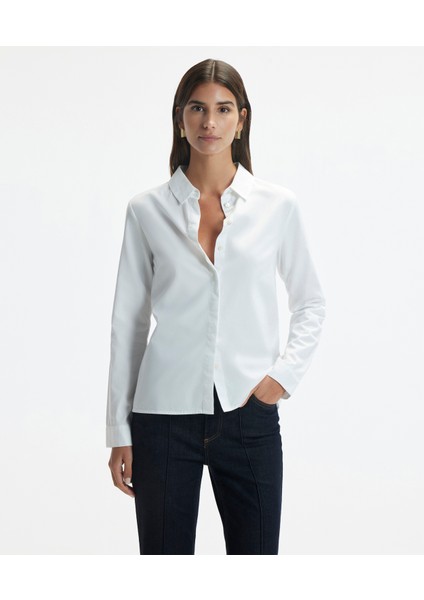 Uzun Kollu Düz Kesim Gömlek