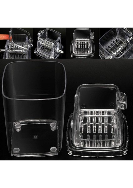 Buz Kırıcı Manuel Döner Buz Kırıcı Kokteyller Slush Makinesi Buz Küpü Kırılmış Smoothie'ler Buz Kırıcı Makinesi Ev A (Yurt Dışından) fırsatları