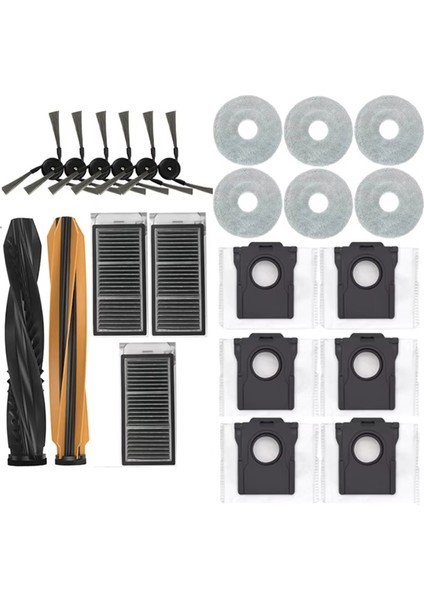 Dreame X50 Master, X50SPRO Ultra, X50ULTRA Elektrikli Süpürgeler Toz Torbası Ana Yan Fırça Hepa Filtre Paspas Bezleri Aksesuarları (Yurt Dışından)