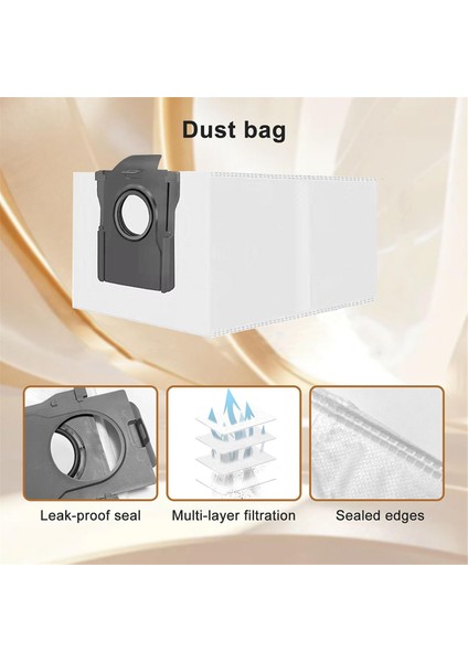 Dreame X50 Master, X50SPRO Ultra, X50ULTRA Elektrikli Süpürgeler Toz Torbası Ana Yan Fırça Hepa Filtre Paspas Bezleri Aksesuarları (Yurt Dışından) modelleri