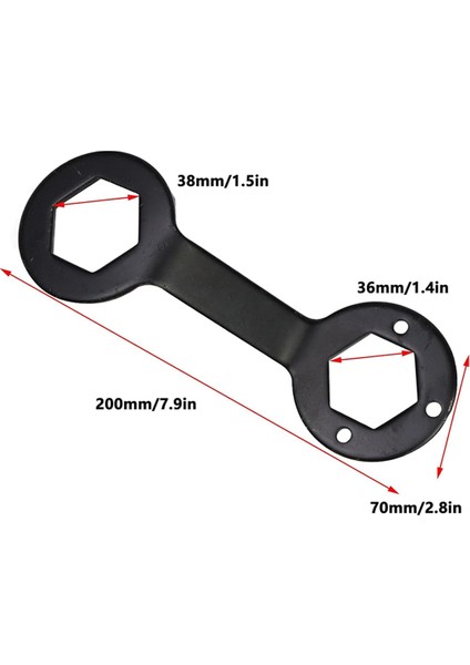Adet Anahtar 36MM 38MM Dalga Tekerlek Çamaşır Makinesi Soyma Aleti Ev Aletleri Temizliği Için Altıgen Anahtar (Yurt Dışından) modelleri
