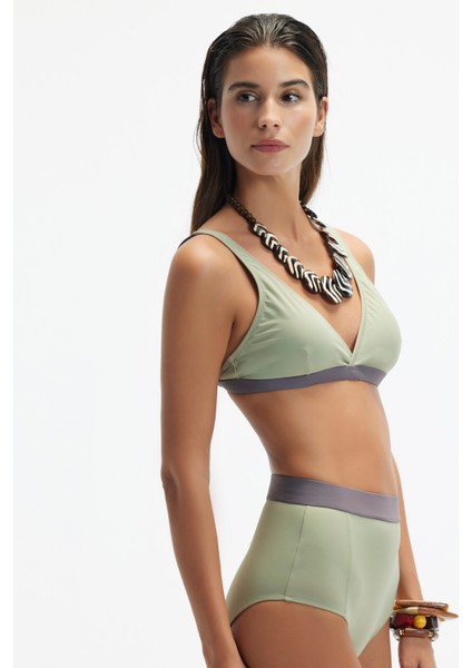 Kontrast Detaylı Bikini Alt