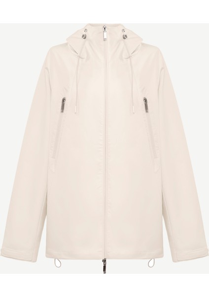 Regular Kapüşonlu Yaka Uzun Kol Yağmurluk